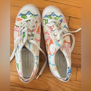 Coach Colorful Patterned Sneakers